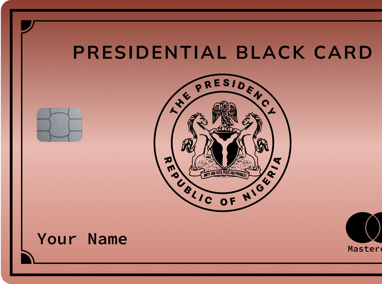Presidential card