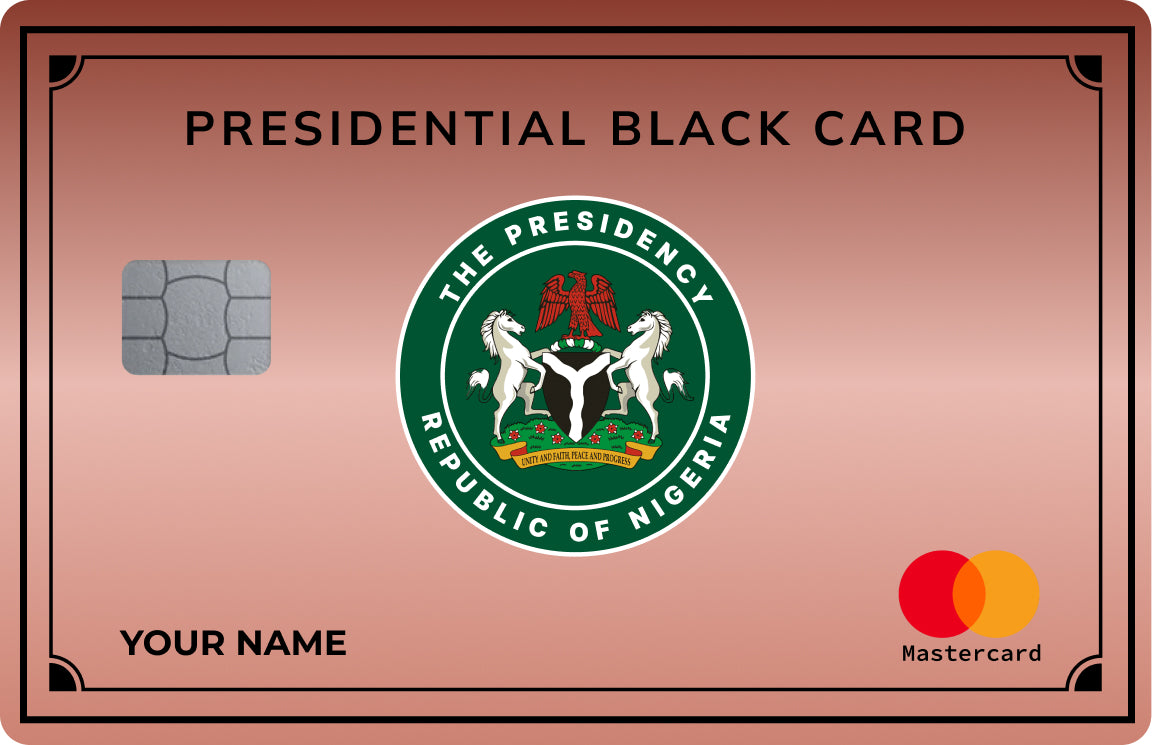 Presidential Card (coloured)
