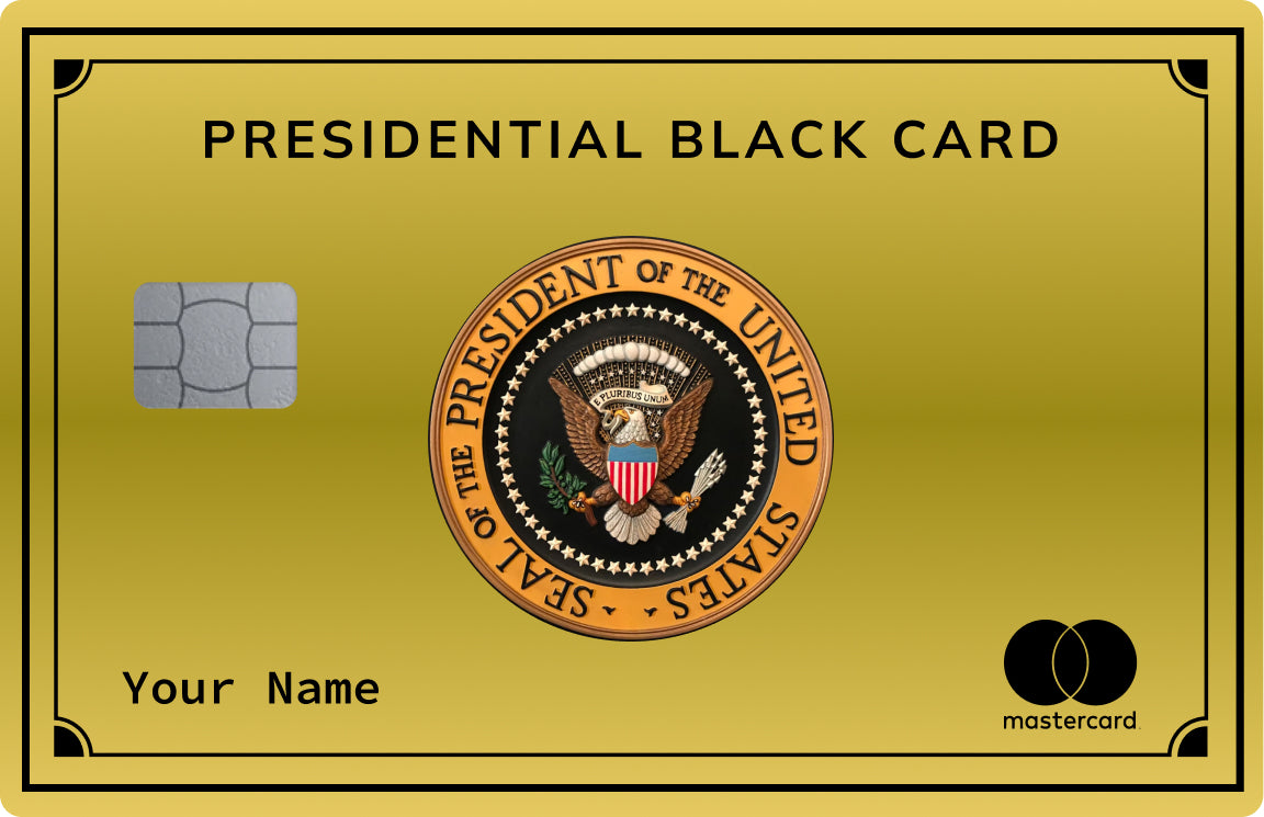 USA Presidential Card (coloured)