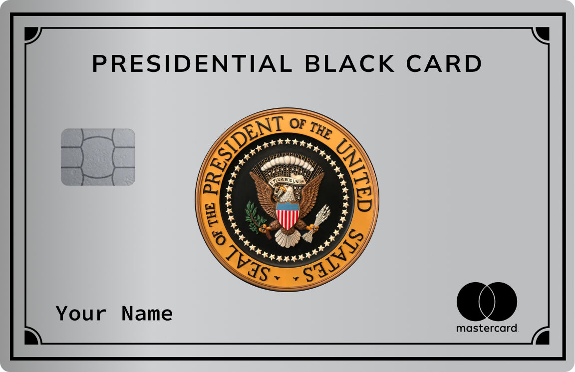 USA Presidential Card (coloured)