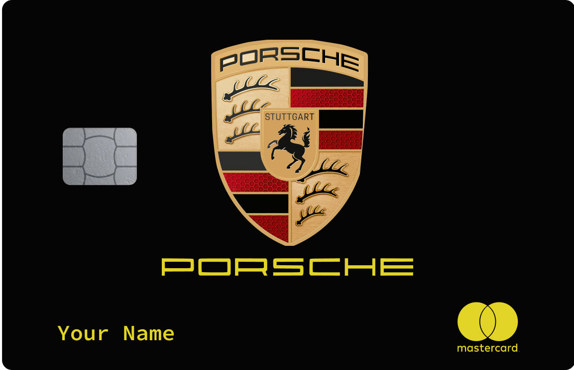 Porsche card (coloured)