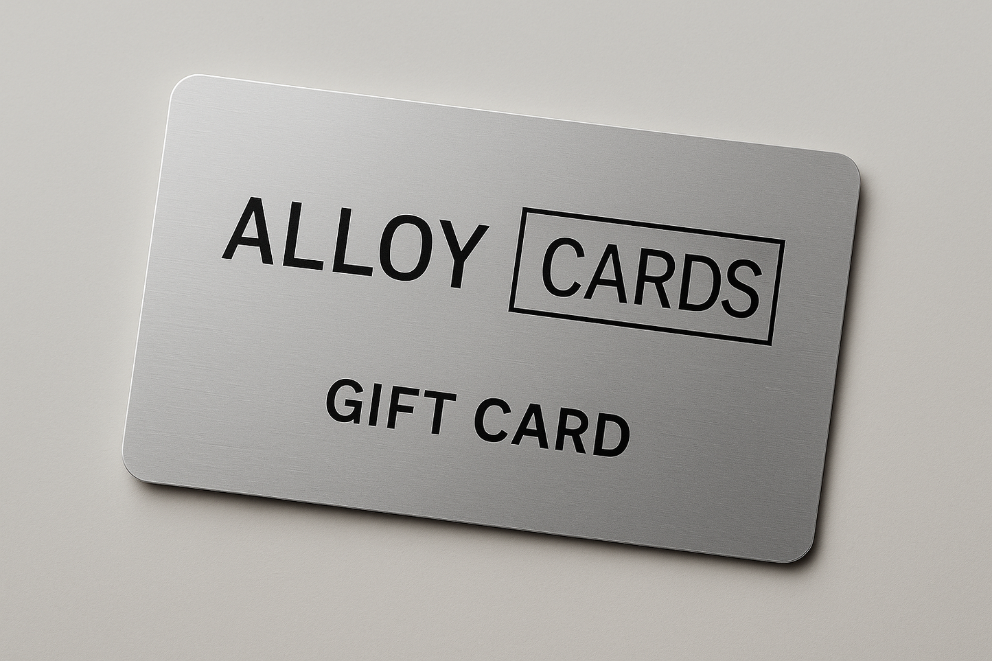 Alloy gift Card
