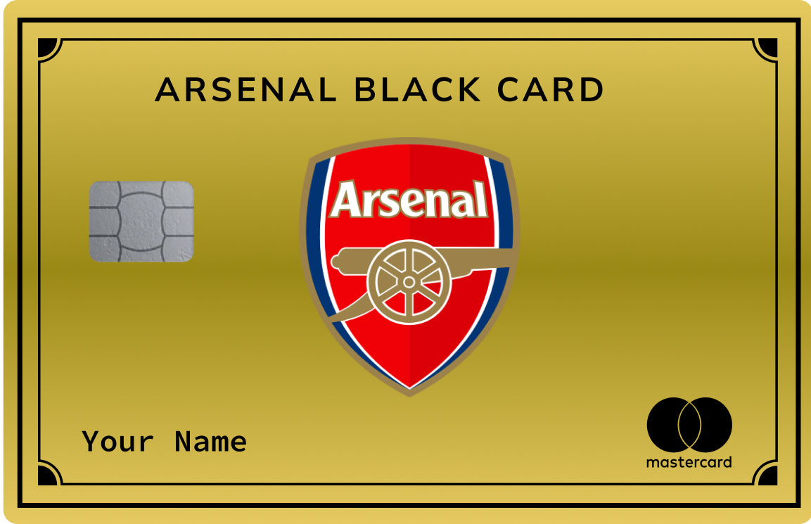 Arsenal card (coloured)