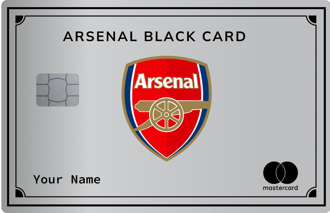 Arsenal card (coloured)