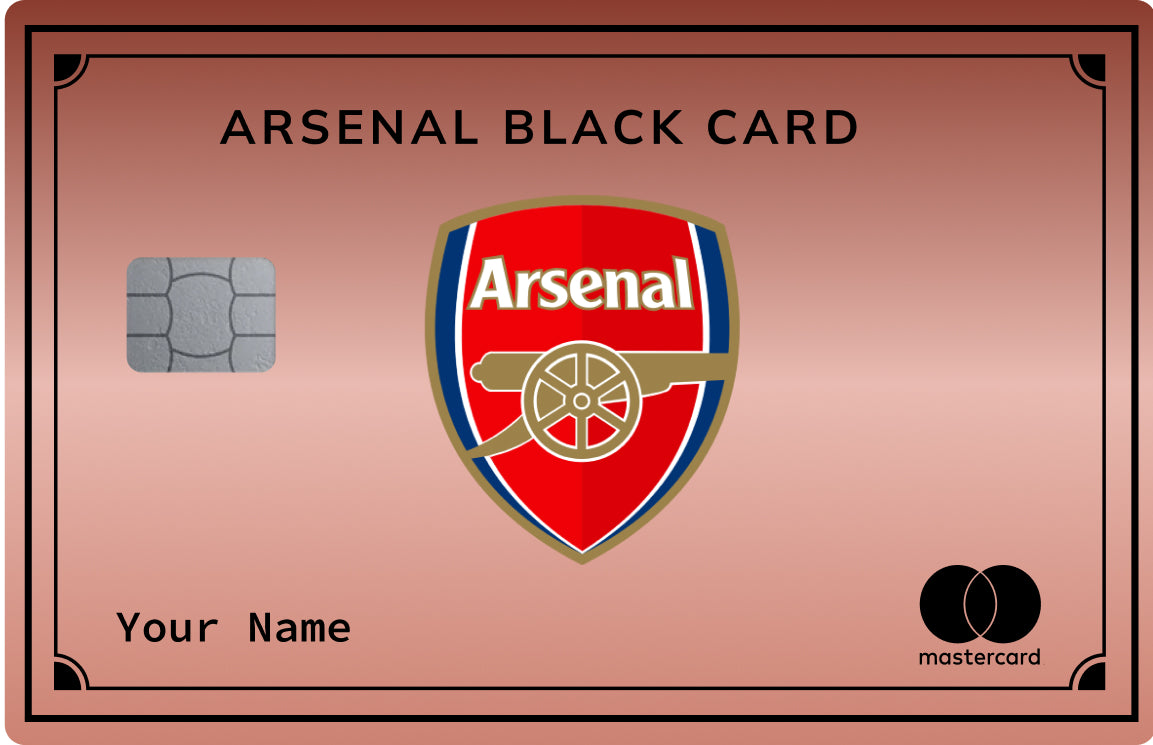 Arsenal card (coloured)