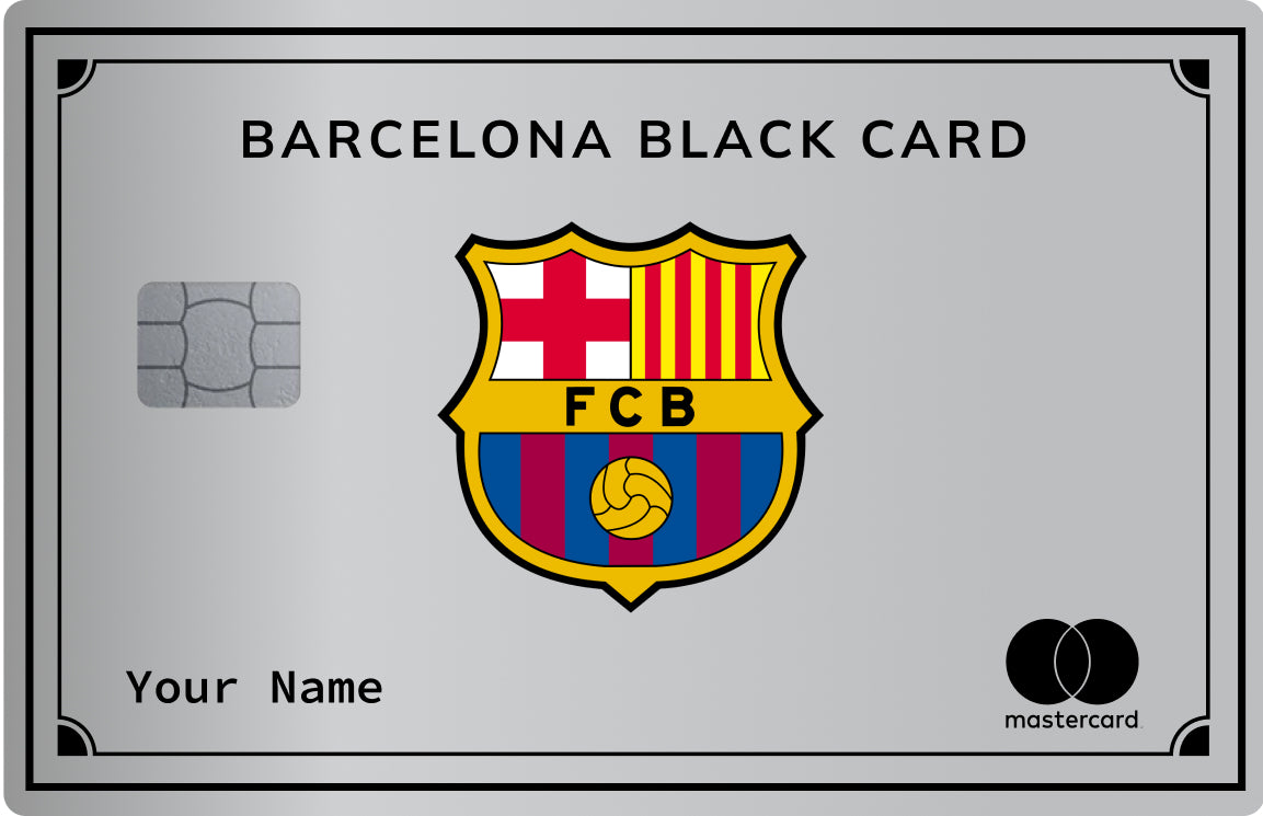 Barcelona card (coloured)