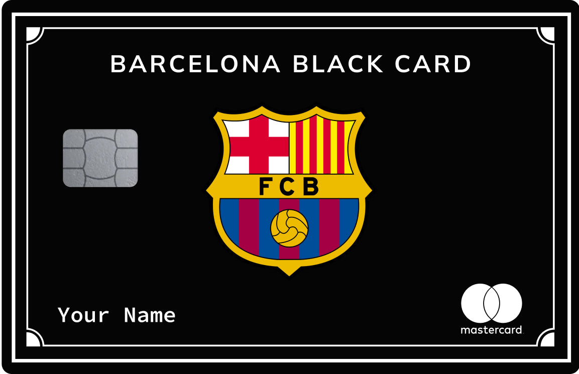 Barcelona card (coloured)