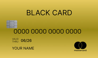 The Black card