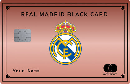 Real madrid card (coloured)
