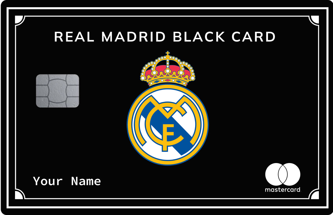 Real madrid card (coloured)