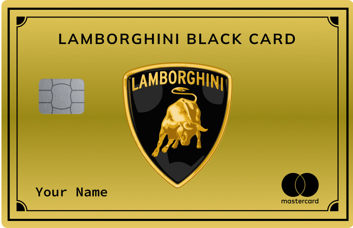 Lamborghini card (coloured)