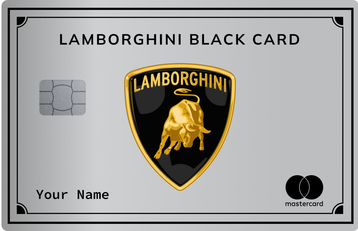 Lamborghini card (coloured)