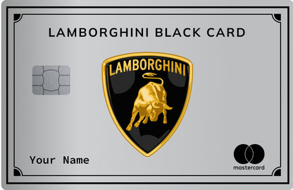 Lamborghini card (coloured)