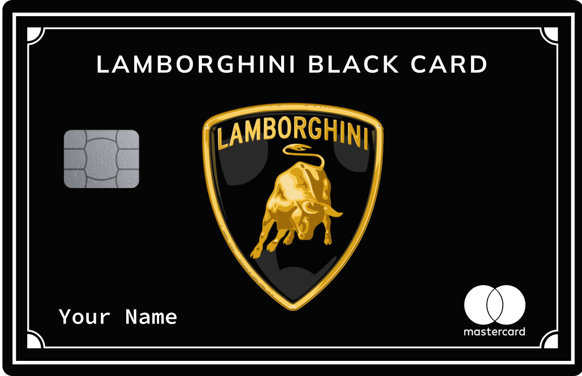 Lamborghini card (coloured)