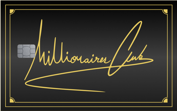 The Millionaire Club Card