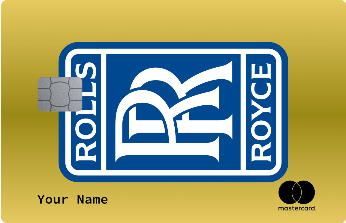 Rolls Royce card (coloured)