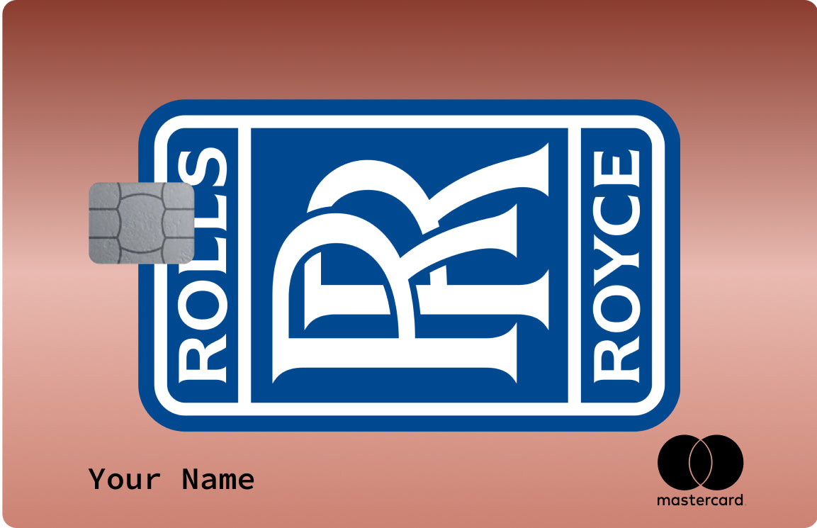 Rolls Royce card (coloured)