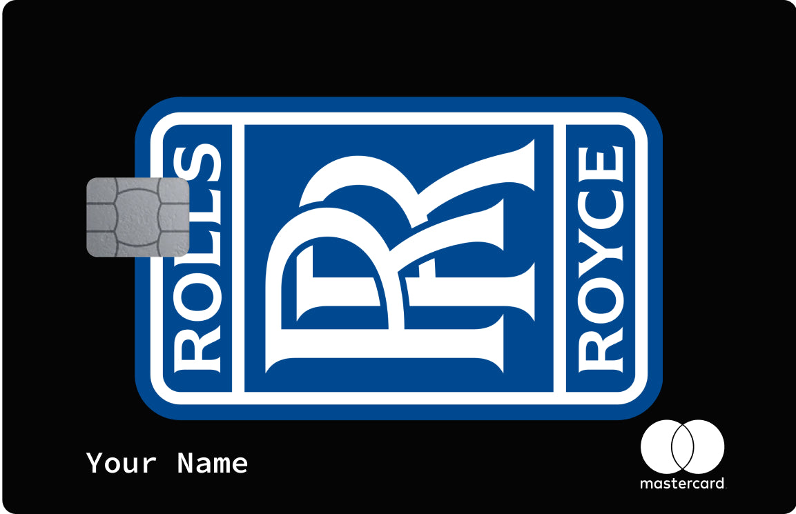 Rolls Royce card (coloured)