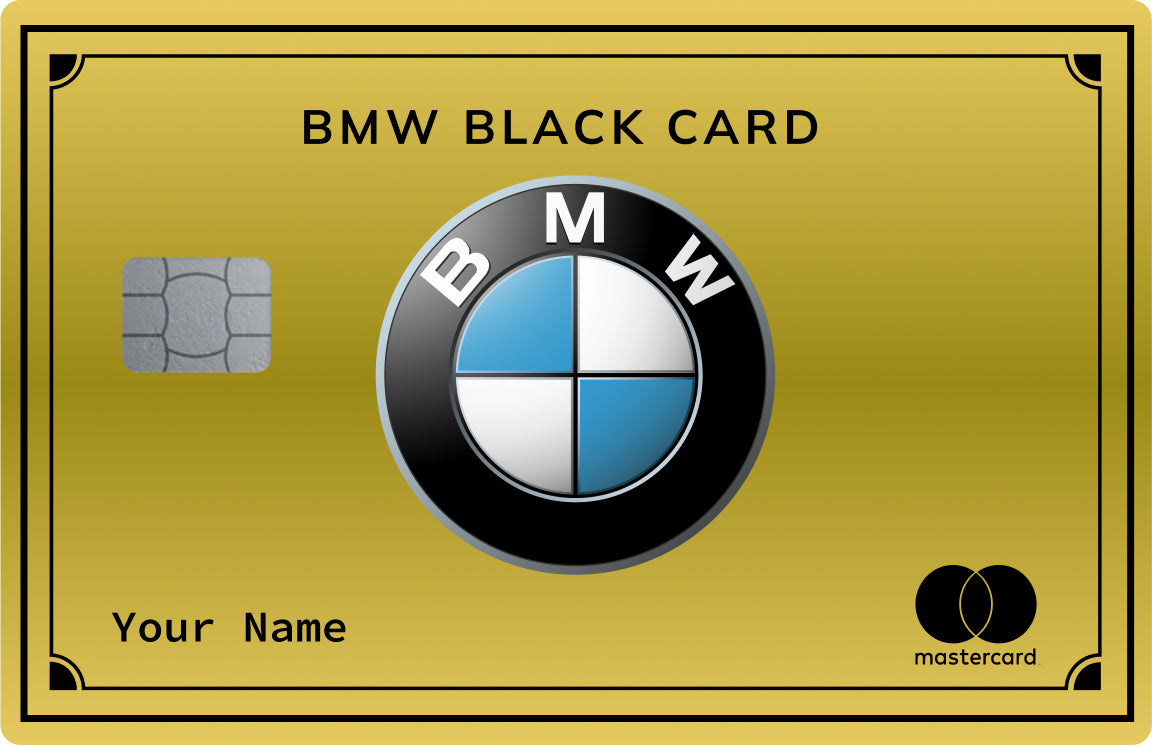 BMW card (coloured)