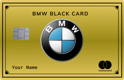 BMW card (coloured)