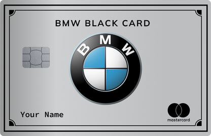 BMW card (coloured)