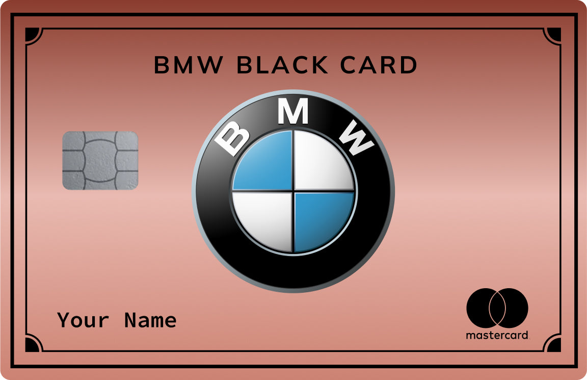 BMW card (coloured)
