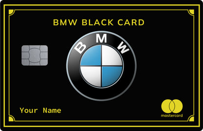 BMW card (coloured)
