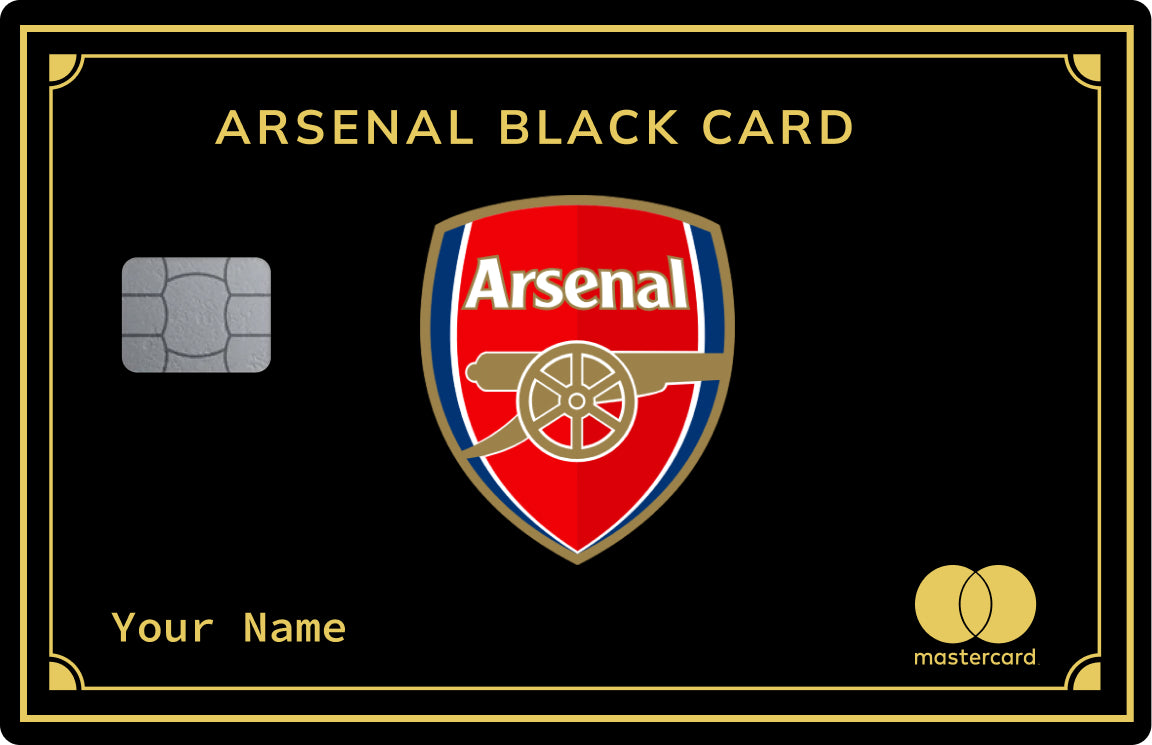 Arsenal card (coloured)