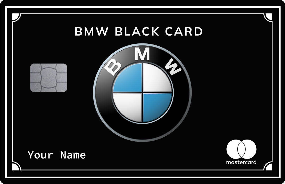 BMW card (coloured)