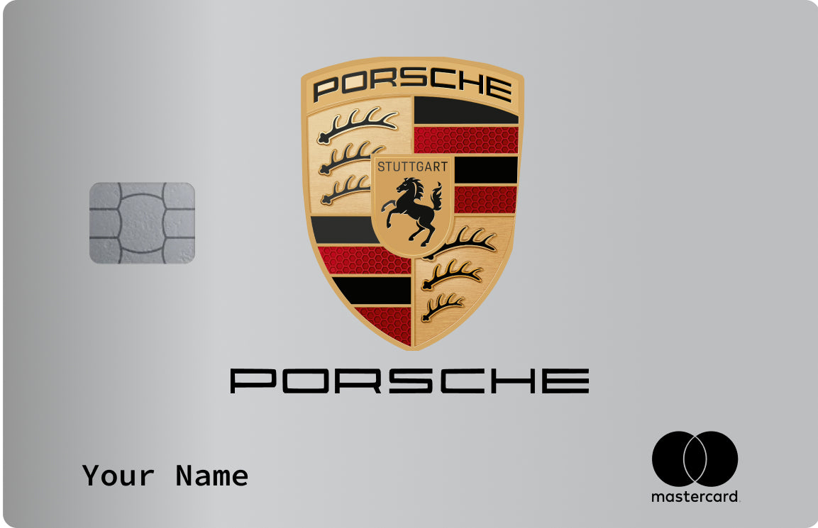 Porsche card (coloured)