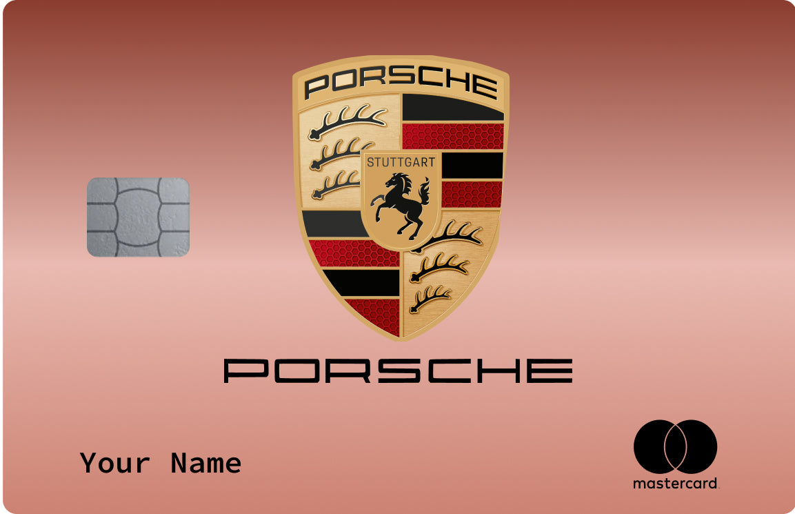 Porsche card (coloured)