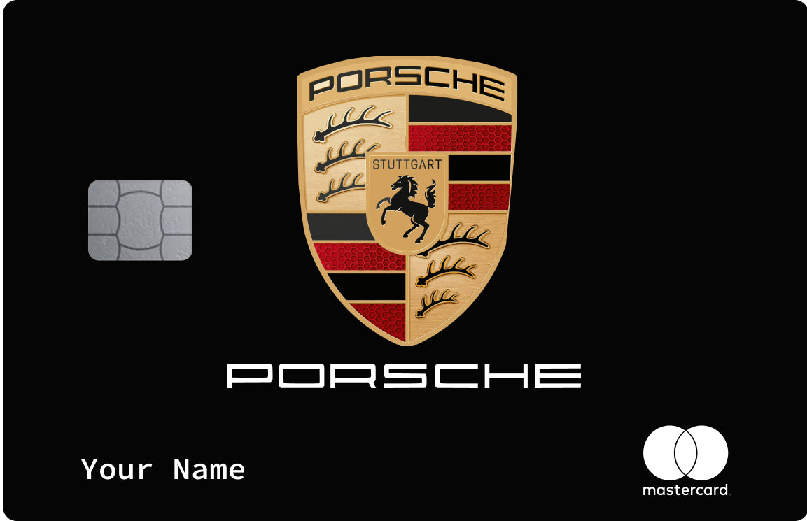 Porsche card (coloured)
